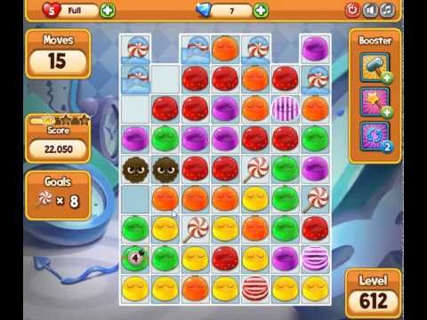 Video guide by skillgaming: Pudding Pop Mobile Level 612 #puddingpopmobile