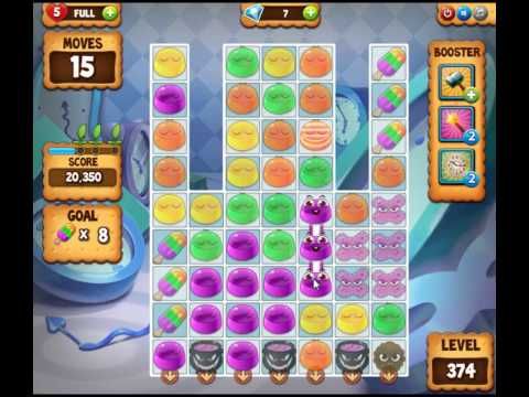 Video guide by skillgaming: Pudding Pop Mobile Level 374 #puddingpopmobile