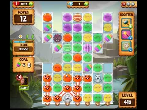 Video guide by skillgaming: Pudding Pop Mobile Level 419 #puddingpopmobile