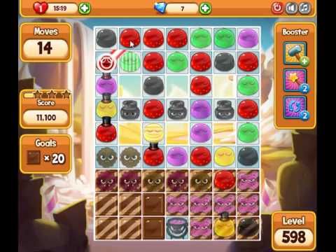 Video guide by skillgaming: Pudding Pop Mobile Level 598 #puddingpopmobile