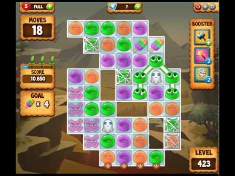 Video guide by skillgaming: Pudding Pop Mobile Level 423 #puddingpopmobile