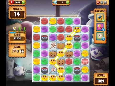 Video guide by skillgaming: Pudding Pop Mobile Level 389 #puddingpopmobile