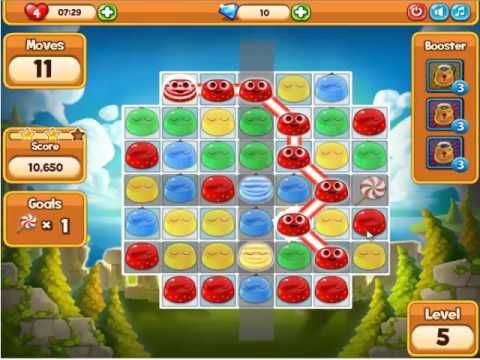 Video guide by MR GAMES SAGAS: Pudding Pop Mobile Level 5 #puddingpopmobile