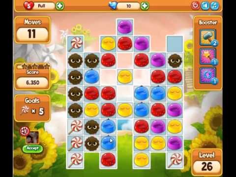 Video guide by GAMES PUDDING POP: Pudding Pop Mobile Level 26 #puddingpopmobile