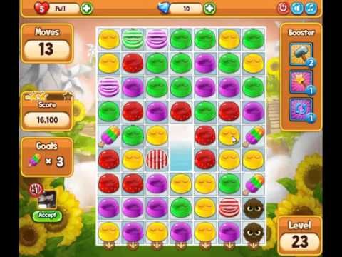 Video guide by GAMES PUDDING POP: Pudding Pop Mobile Level 23 #puddingpopmobile