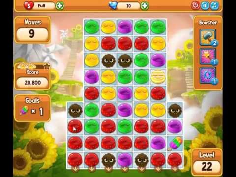 Video guide by GAMES PUDDING POP: Pudding Pop Mobile Level 22 #puddingpopmobile