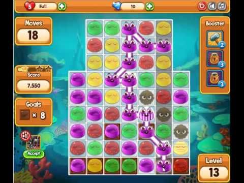 Video guide by MR GAMES SAGAS: Pudding Pop Mobile Level 13 #puddingpopmobile