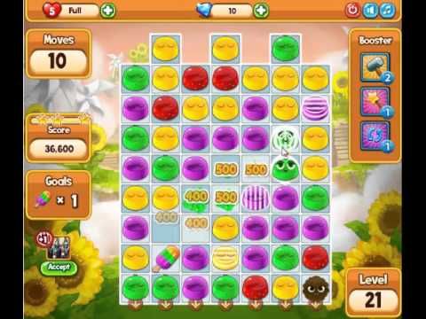 Video guide by GAMES PUDDING POP: Pudding Pop Mobile Level 21 #puddingpopmobile