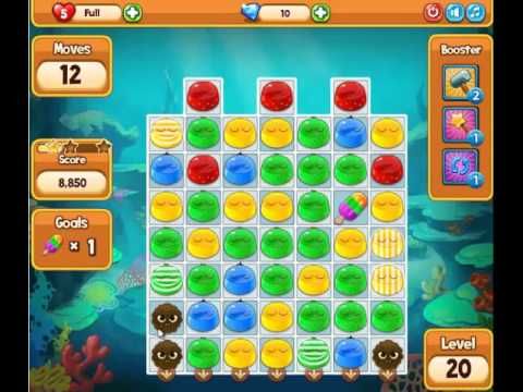 Video guide by MR GAMES SAGAS: Pudding Pop Mobile Level 20 #puddingpopmobile