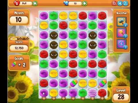 Video guide by GAMES PUDDING POP: Pudding Pop Mobile Level 28 #puddingpopmobile