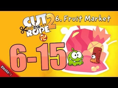 Video guide by KloakaTV: Cut the Rope 2 Level 6-15 #cuttherope