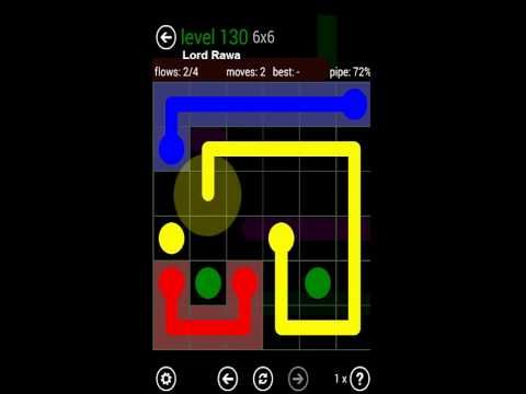 Video guide by Lord Rawa: Flow Free 6x6 levels 121-135 #flowfree