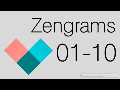 Video guide by iPlayZone: Zengrams Level  10 #zengrams