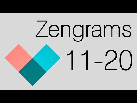 Video guide by iPlayZone: Zengrams Level  20 #zengrams