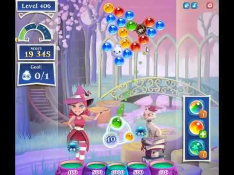 Video guide by skillgaming: Bubble Witch Saga 2 Level 406 #bubblewitchsaga