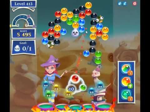Video guide by skillgaming: Bubble Witch Saga 2 Level 413 #bubblewitchsaga