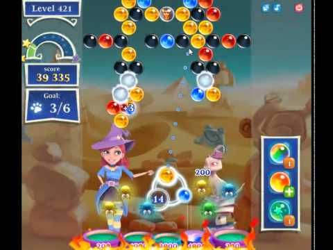 Video guide by skillgaming: Bubble Witch Saga 2 Level 421 #bubblewitchsaga