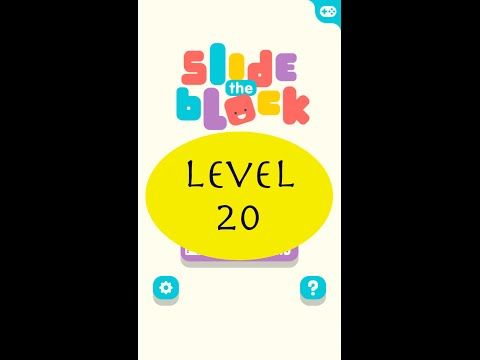 Video guide by Iapps Vidoes: Slide The Block Level 20 #slidetheblock