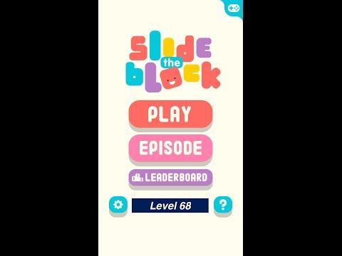 Video guide by Iapps Vidoes: Slide The Block Level 68 #slidetheblock