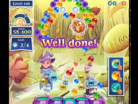 Video guide by skillgaming: Bubble Witch Saga 2 Level 448 #bubblewitchsaga