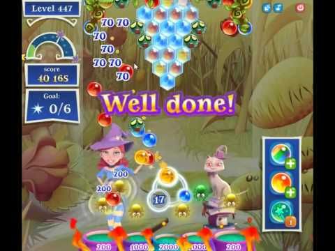 Video guide by skillgaming: Bubble Witch Saga 2 Level 447 #bubblewitchsaga