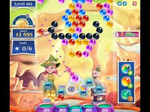 Video guide by skillgaming: Bubble Witch Saga 2 Level 481 #bubblewitchsaga
