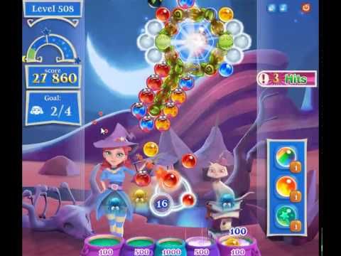Video guide by skillgaming: Bubble Witch Saga 2 Level 508 #bubblewitchsaga