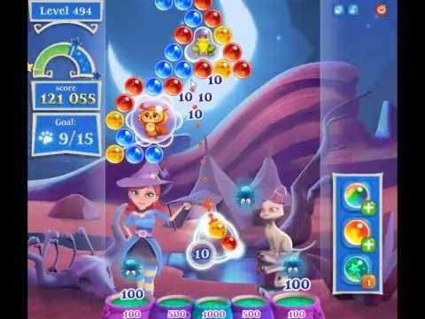 Video guide by skillgaming: Bubble Witch Saga 2 Level 494 #bubblewitchsaga