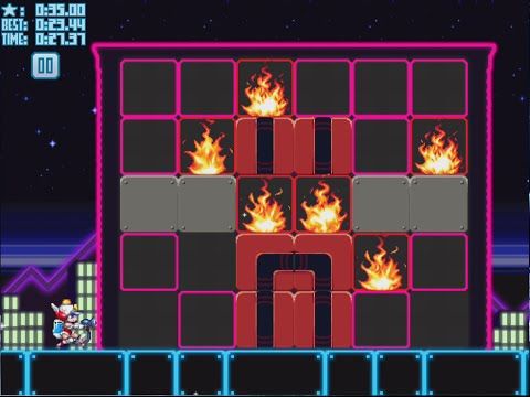 Video guide by Games4u: Mighty Switch Force! Hose It Down! Level 5-2 #mightyswitchforce