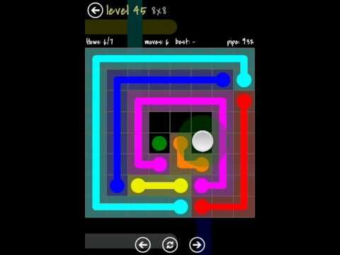 Video guide by TheDorsab3: Flow Free level 45 #flowfree