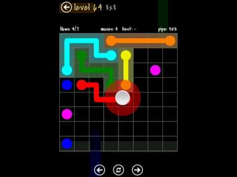 Video guide by TheDorsab3: Flow Free level 64 #flowfree