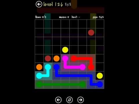 Video guide by TheDorsab3: Flow Free 8x8 level 126 #flowfree
