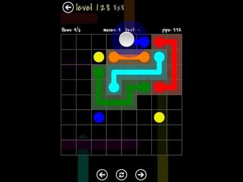 Video guide by TheDorsab3: Flow Free 8x8 level 128 #flowfree