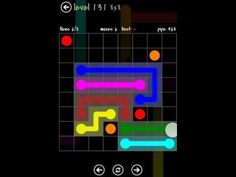 Video guide by TheDorsab3: Flow Free 8x8 level 131 #flowfree
