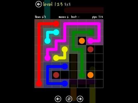 Video guide by TheDorsab3: Flow Free 8x8 level 123 #flowfree