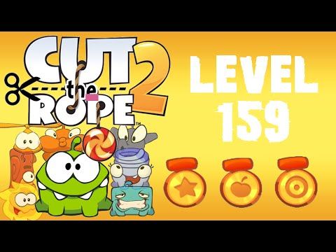 Video guide by  1 star): Cut the Rope 2 Level 159 #cuttherope