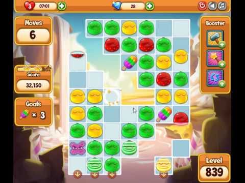 Video guide by skillgaming: Pudding Pop Mobile Level 839 #puddingpopmobile