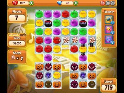 Video guide by skillgaming: Pudding Pop Mobile Level 719 #puddingpopmobile