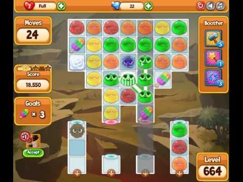 Video guide by skillgaming: Pudding Pop Mobile Level 664 #puddingpopmobile