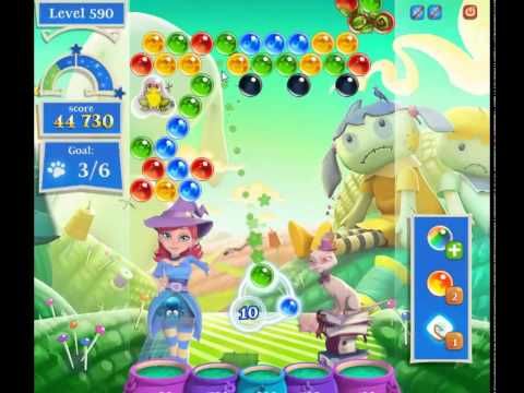 Video guide by skillgaming: Bubble Witch Saga 2 Level 590 #bubblewitchsaga