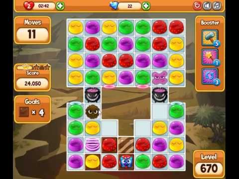 Video guide by skillgaming: Pudding Pop Mobile Level 670 #puddingpopmobile