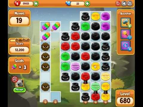 Video guide by skillgaming: Pudding Pop Mobile Level 680 #puddingpopmobile