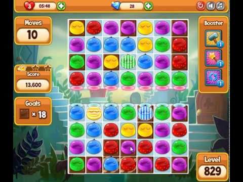 Video guide by skillgaming: Pudding Pop Mobile Level 829 #puddingpopmobile