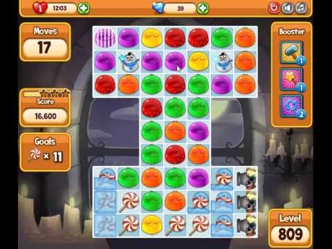 Video guide by skillgaming: Pudding Pop Mobile Level 809 #puddingpopmobile