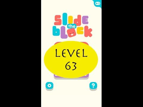 Video guide by : Slide The Block Level 63 #slidetheblock
