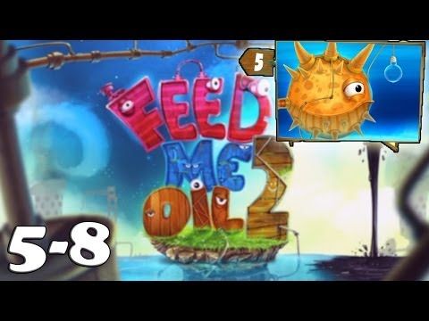Video guide by IPHONEIGAMEPLAYS: Feed Me Oil 2 Level 5 - 8 #feedmeoil