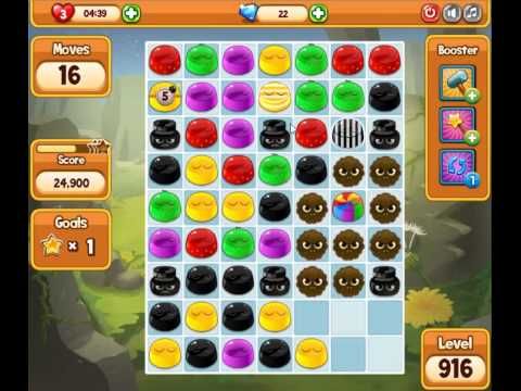 Video guide by skillgaming: Pudding Pop Mobile Level 916 #puddingpopmobile
