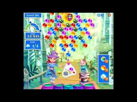 Video guide by fbgamevideos: Bubble Witch Saga 2 Level 591 #bubblewitchsaga