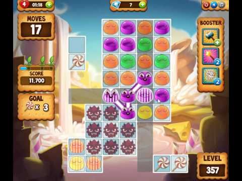 Video guide by skillgaming: Pudding Pop Mobile Level 357 #puddingpopmobile