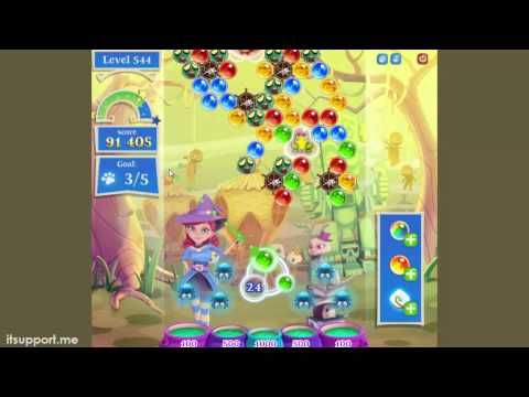 Video guide by TechcowDotCom: Bubble Witch Saga 2 Level 544 #bubblewitchsaga